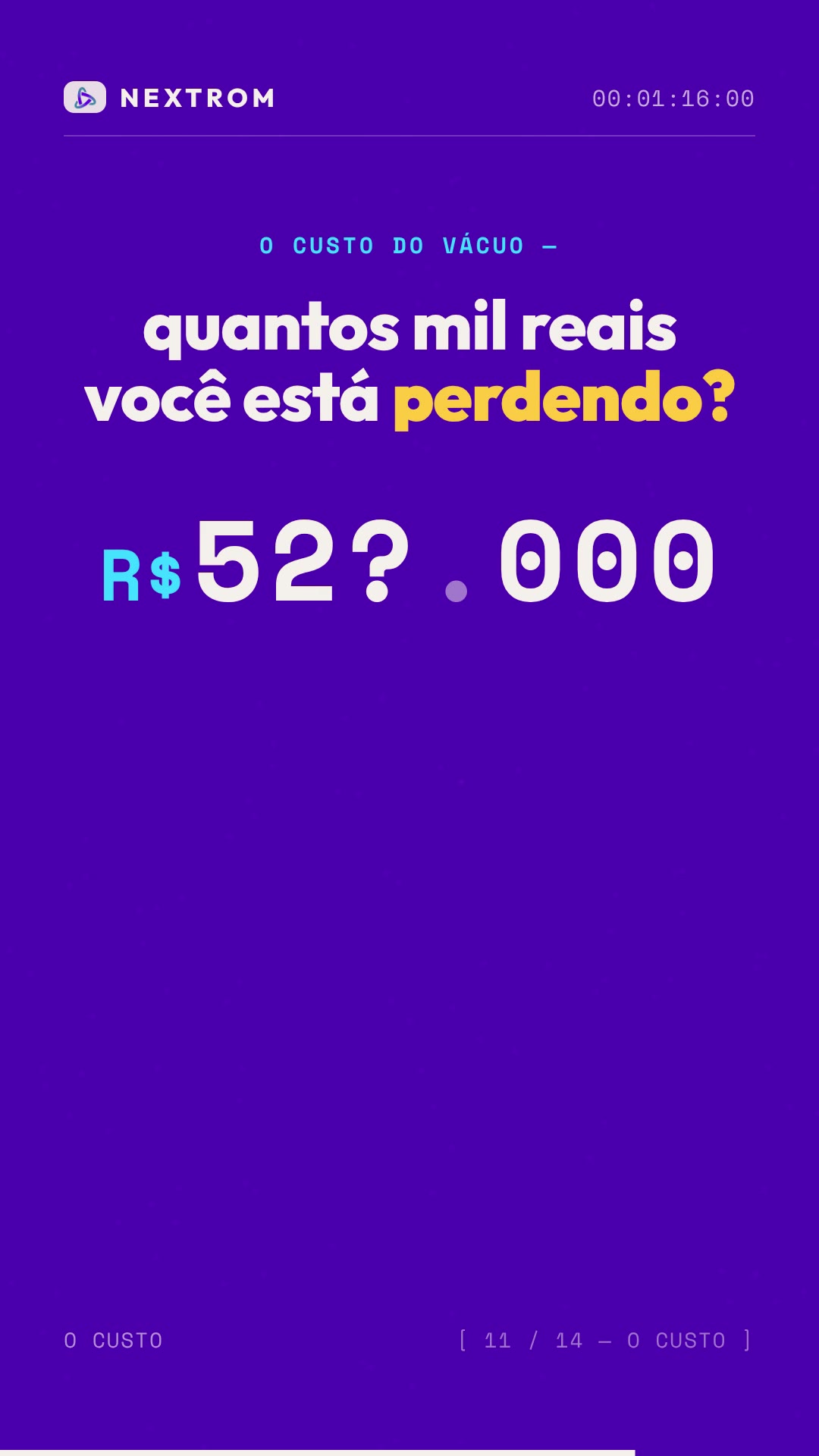 70,0s — a receita: follow-up automático com CRM